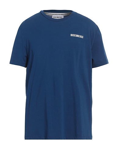 BIKKEMBERGS T-shirt Blu 95% Cotone, 5% Elastan