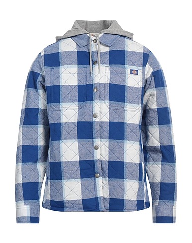 DICKIES Checked shirt Blue 100% Cotton