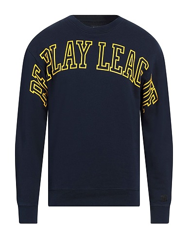 REPLAY Sweatshirt Navy blue 100% Organic cotton