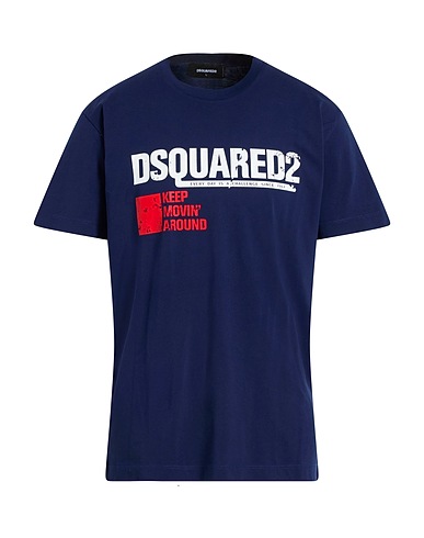 DSQUARED2 T-shirt Navy blue 100% Cotton