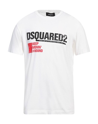 DSQUARED2 Camiseta Blanco 100% Algodón