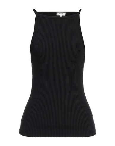 ALLUDE Top Black 95% Organic cotton, 5% Elastane