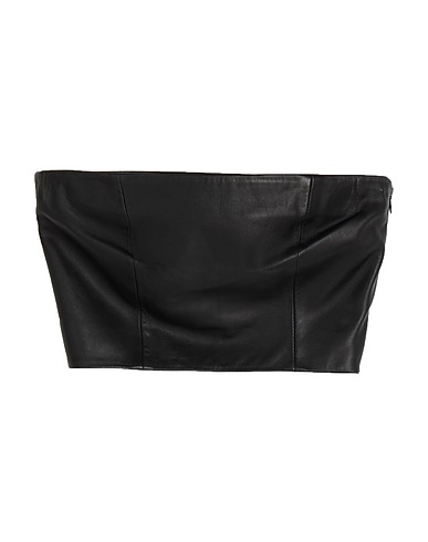 DONDUP Top Black 100% Lambskin