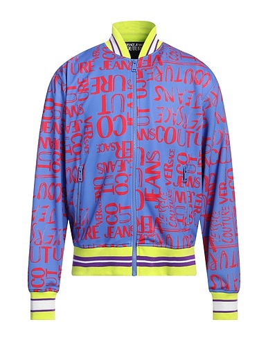 VERSACE JEANS COUTURE Felpa Viola 100% Poliestere, Poliammide, Elastan