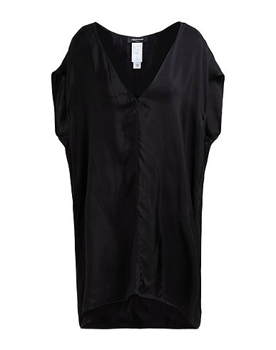 FABIANA FILIPPI Kurzes Kleid Schwarz 50% Viskose, 50% Cupro