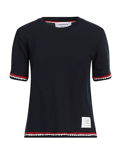 THOM BROWNE T-shirt Midnight blue 100% Cotton