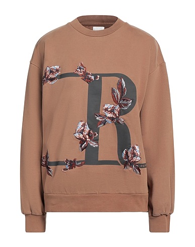 REPLAY Sweatshirt Khaki 100% Cotton