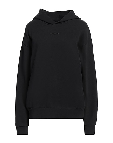 REPLAY Hooded track jacket  Black 100% Cotton