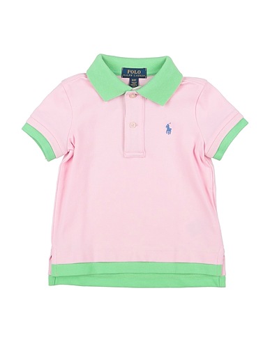 POLO RALPH LAUREN Polo shirt Pink 98% Cotton, 2% Elastane