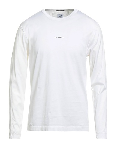 C.P. COMPANY T-shirt Bianco 100% Cotone