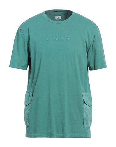 C.P. COMPANY T-shirt Green 55% Cotton, 45% Polyamide