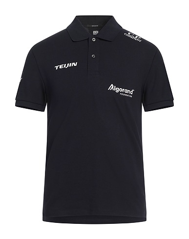 C.P. COMPANY Polo shirt Midnight blue 95% Cotton, 5% Elastane