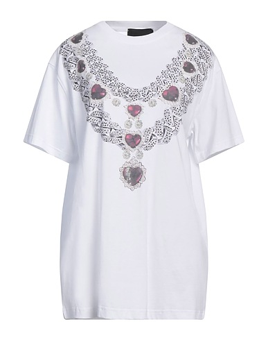 JOHN RICHMOND Oversize-T-Shirt White 100% Cotton