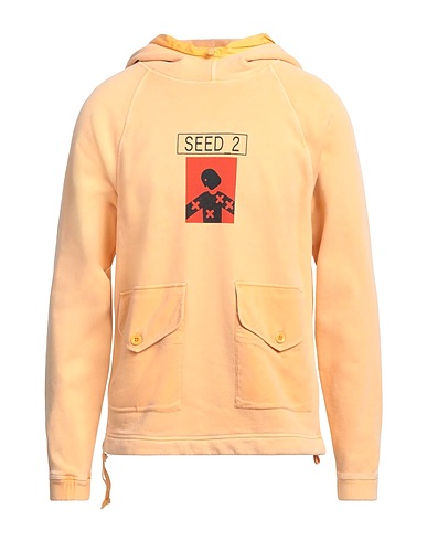 C.P. COMPANY Hooded track jacket  Apricot 100% Cotton, Polyamide