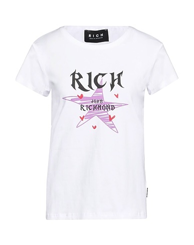 JOHN RICHMOND Ｔシャツ ホワイト コットン 95% / ポリウレタン 5%