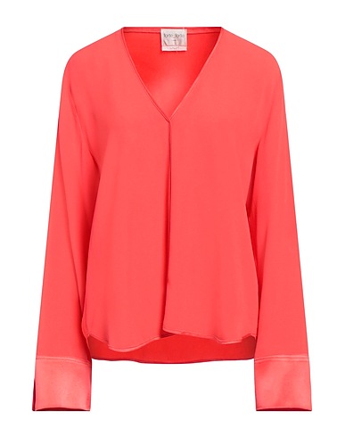 FORTE_FORTE Top Coral 74% Acetate, 26% Viscose
