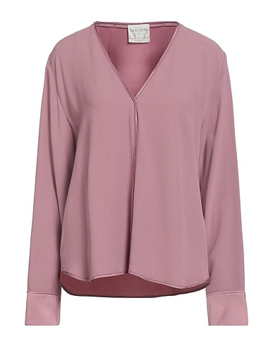 FORTE_FORTE Top Mauve 74% Acetate, 26% Viscose