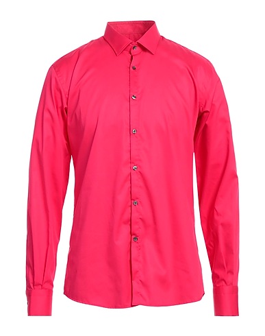 KARL LAGERFELD Solid colour shirt Fuchsia 100% Cotton