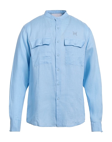 RICHMOND X Linen shirt Sky blue 100% Linen