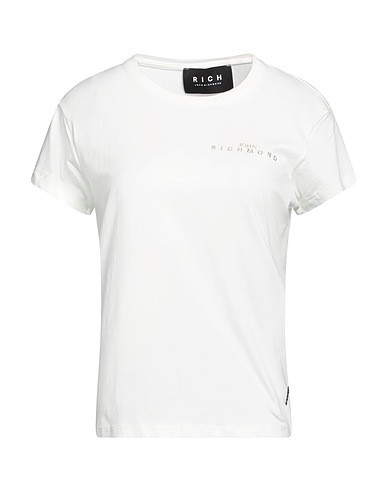 JOHN RICHMOND T-shirt Bianco 95% Cotone, 5% Elastan