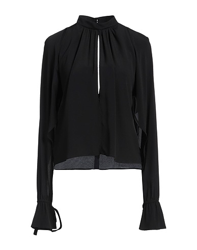 PINKO Top Black 69% Acetate, 31% Silk