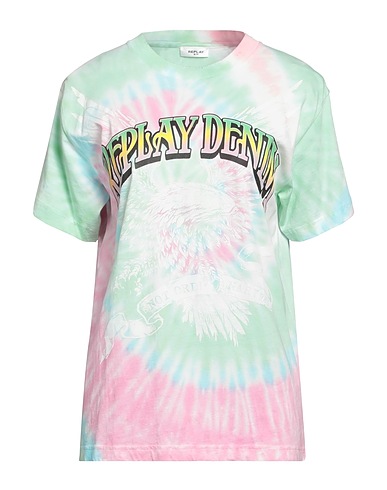 REPLAY T-shirt Light green 100% Cotton