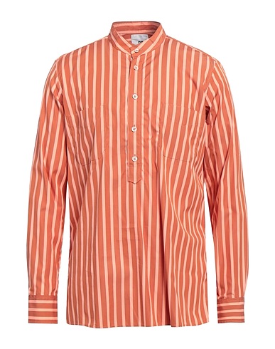 PT Torino Striped shirt Salmon pink 100% Cotton