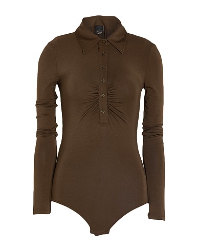 PINKO TOPWEAR Khaki 95% Modal, 5% Elastan