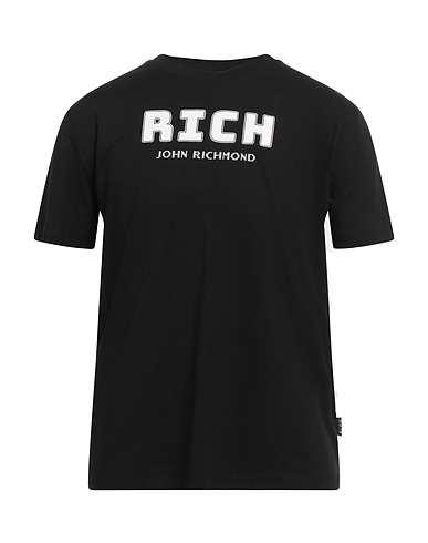 JOHN RICHMOND T-shirt Nero 100% Cotone
