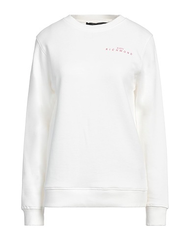 JOHN RICHMOND Sweatshirt Weiß 100% Baumwolle