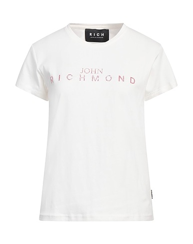 JOHN RICHMOND Camiseta Hueso 95% Algodón, 5% Elastán