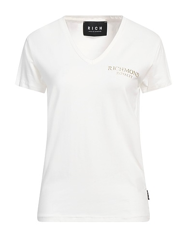 JOHN RICHMOND T-shirt Off white 95% Cotone, 5% Elastan