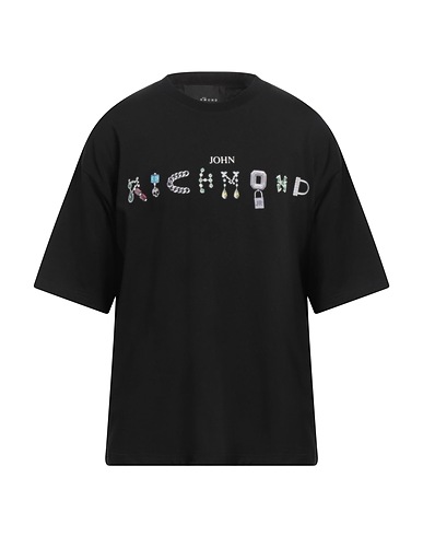 JOHN RICHMOND Oversize-T-Shirt Black 100% Cotton