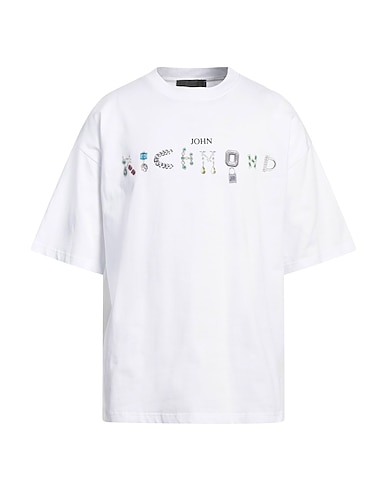 JOHN RICHMOND Oversize-T-Shirt White 100% Cotton