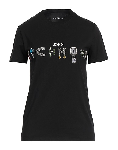 JOHN RICHMOND T-shirt Nero 100% Cotone