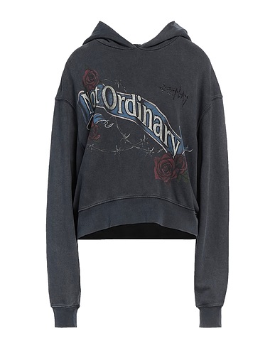 REPLAY Hooded track jacket  Charcoal 100% Cotton