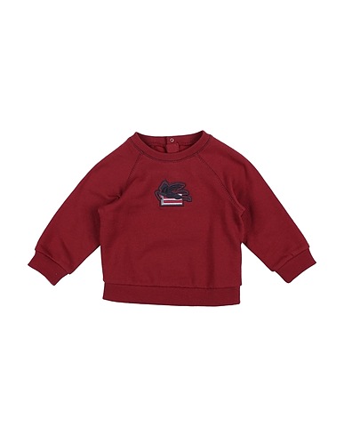 ETRO Sweatshirt Burgundy 100% Cotton, Elastane