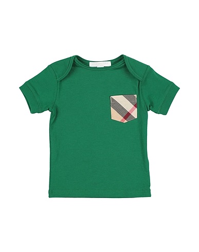 BURBERRY T-shirt Green 100% Cotton