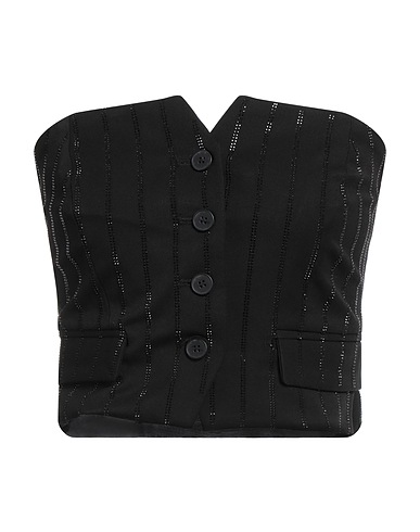 NO SECRETS Top Black 97% Polyester, 3% Elastane