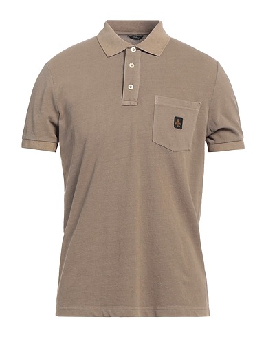 REFRIGIWEAR Polo Khaki 100% Cotone