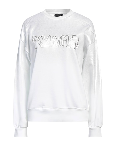 DISCLAIMER Sweatshirt Silver 100% Cotton