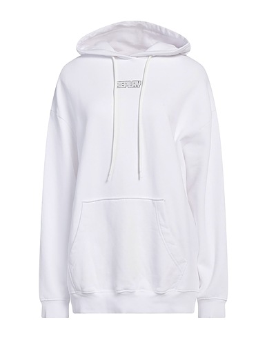 REPLAY Sudadera Blanco 100% Algodón