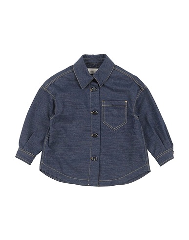 SIMONETTA Solid colour shirts & blouses Blue 83% Cotton, 8% Polyester, 7% Viscose, 2% Other Fibres