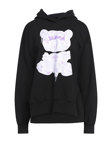 DISCLAIMER Hooded sweatshirt Black 100% Cotton