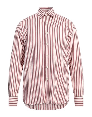 PT Torino Striped shirt Light pink 89% Viscose, 11% Polyamide
