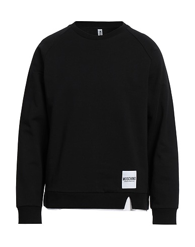 MOSCHINO Sweatshirt Black 94% Cotton, 6% Elastane