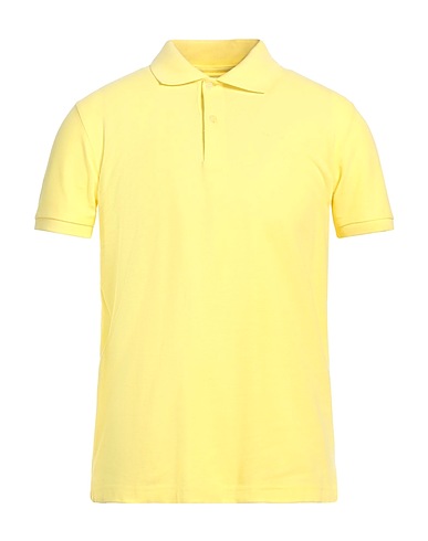 BARBOUR Polo shirt Yellow 100% Pima Cotton