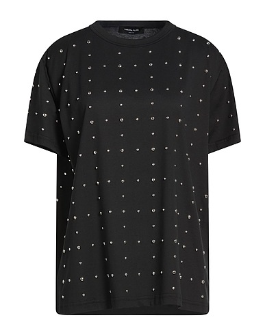 FABIANA FILIPPI T-shirt Black 100% Cotton