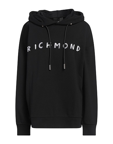 JOHN RICHMOND Felpa Nero 100% Cotone
