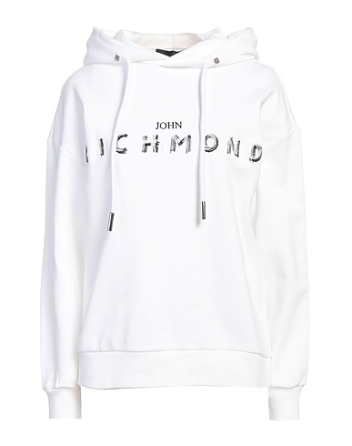 JOHN RICHMOND Felpa Bianco 100% Cotone